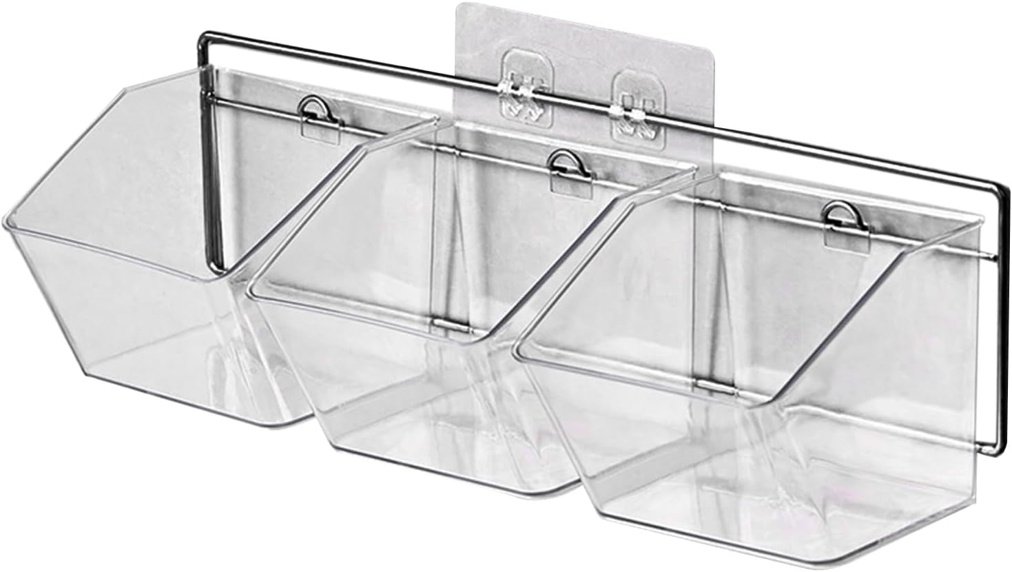 ZHAAGRJ 3 Compartments Wall Mounted Ginger Garlic Container Countertop ...