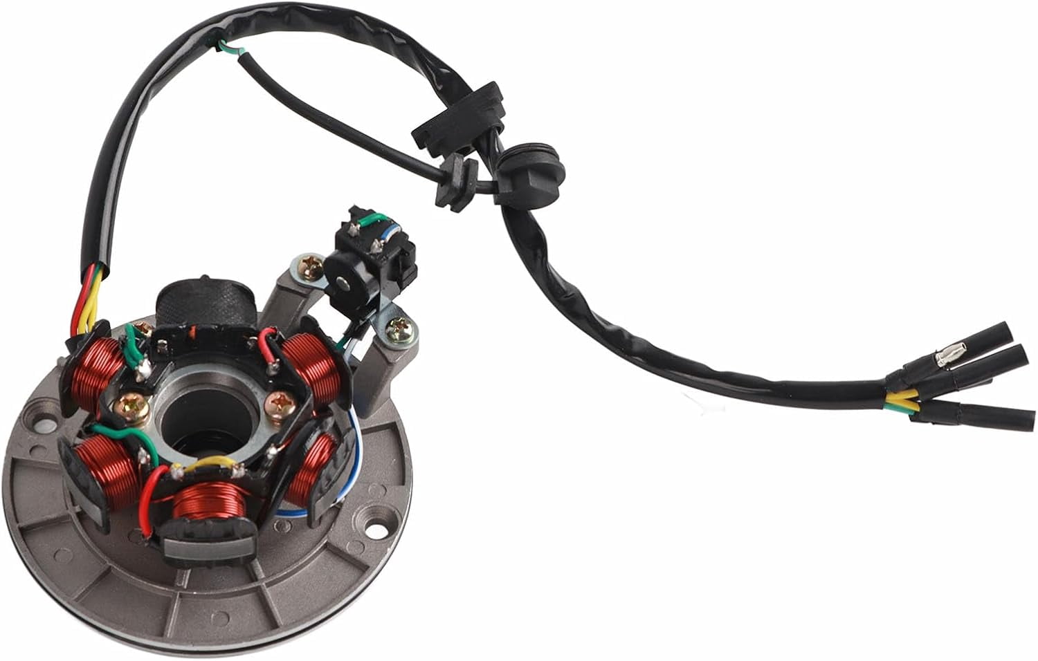Dirt Bike Magneto Schwungrad Stator Zündplatte – Für 50-110cc Dirt Bike, ATV, Quad, 2 Spulen