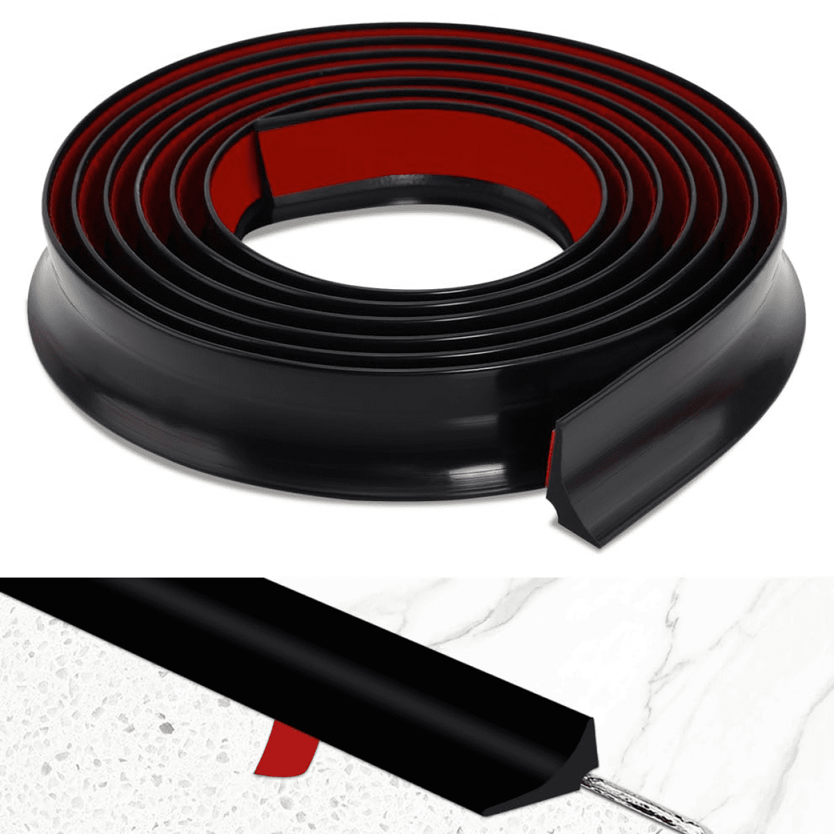 ZHAAGRJ Peel & Stick Waterproof Splash Guard – Self-Adhesive Seal Strip ...