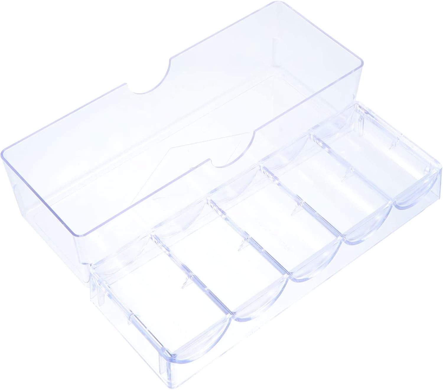 ZHAAGRJ Transparent Mahjong Chips Storage Organizer 100 Count Case for ...