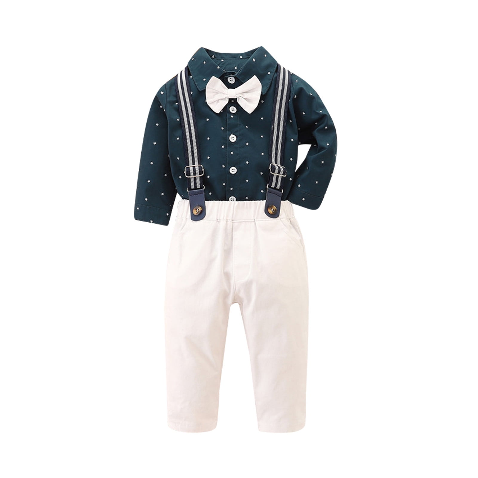 Ferenyi US Baby Boys Bowtie Gentleman Romper Jumpsuit Overalls Rompers (0-6  months, White). For pro… | Baby boy dress, Baby clothes online, Fashionable baby  clothes