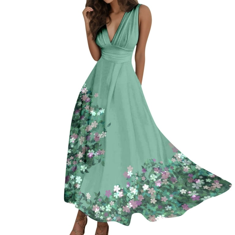 Sexy Fashion Floral Print Maxi Dress Sexy Fashion Floral Print Maxi Dress