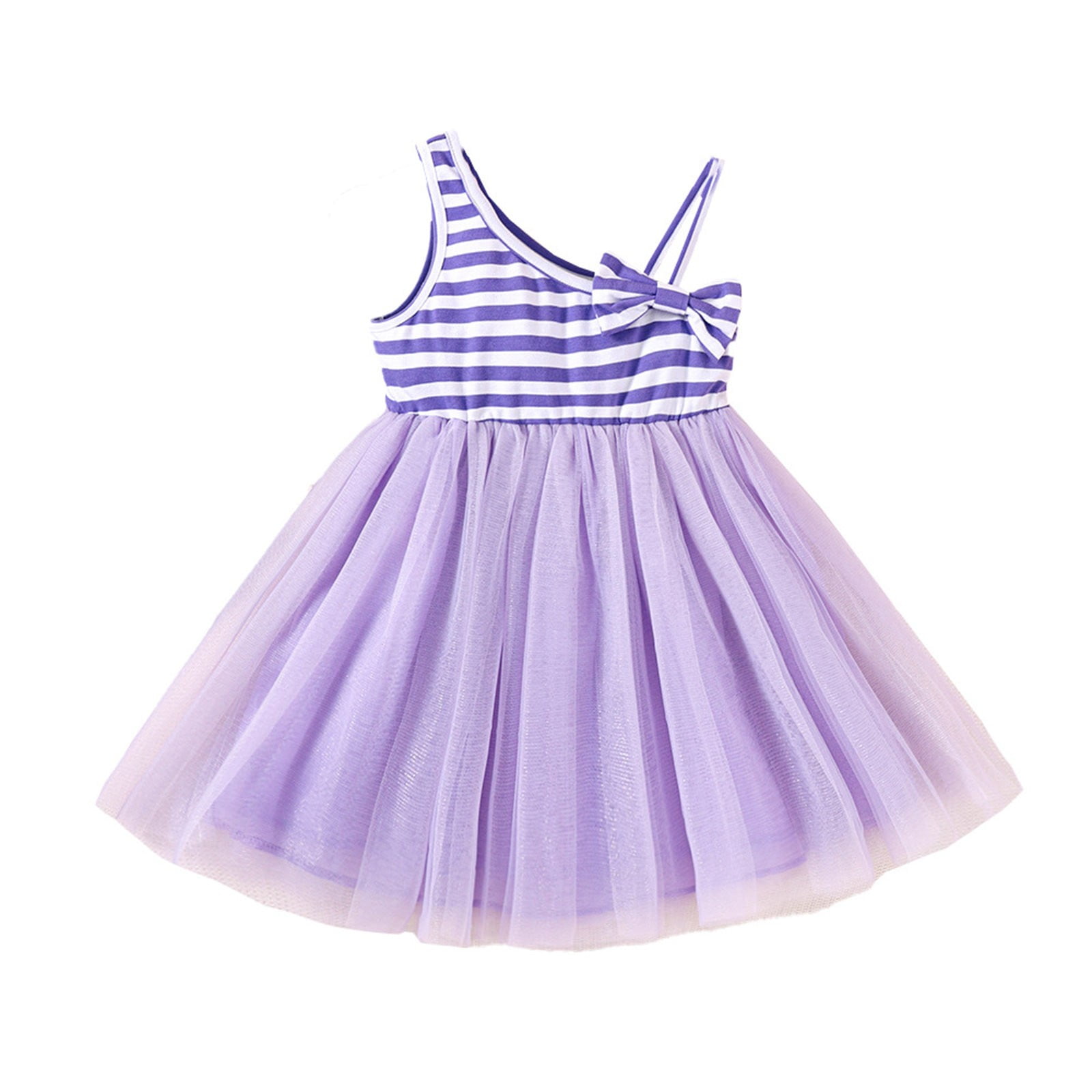 ZHAGHMIN Big Girls Dresses Size 1416 Girl'S Cute Striped Spaghetti