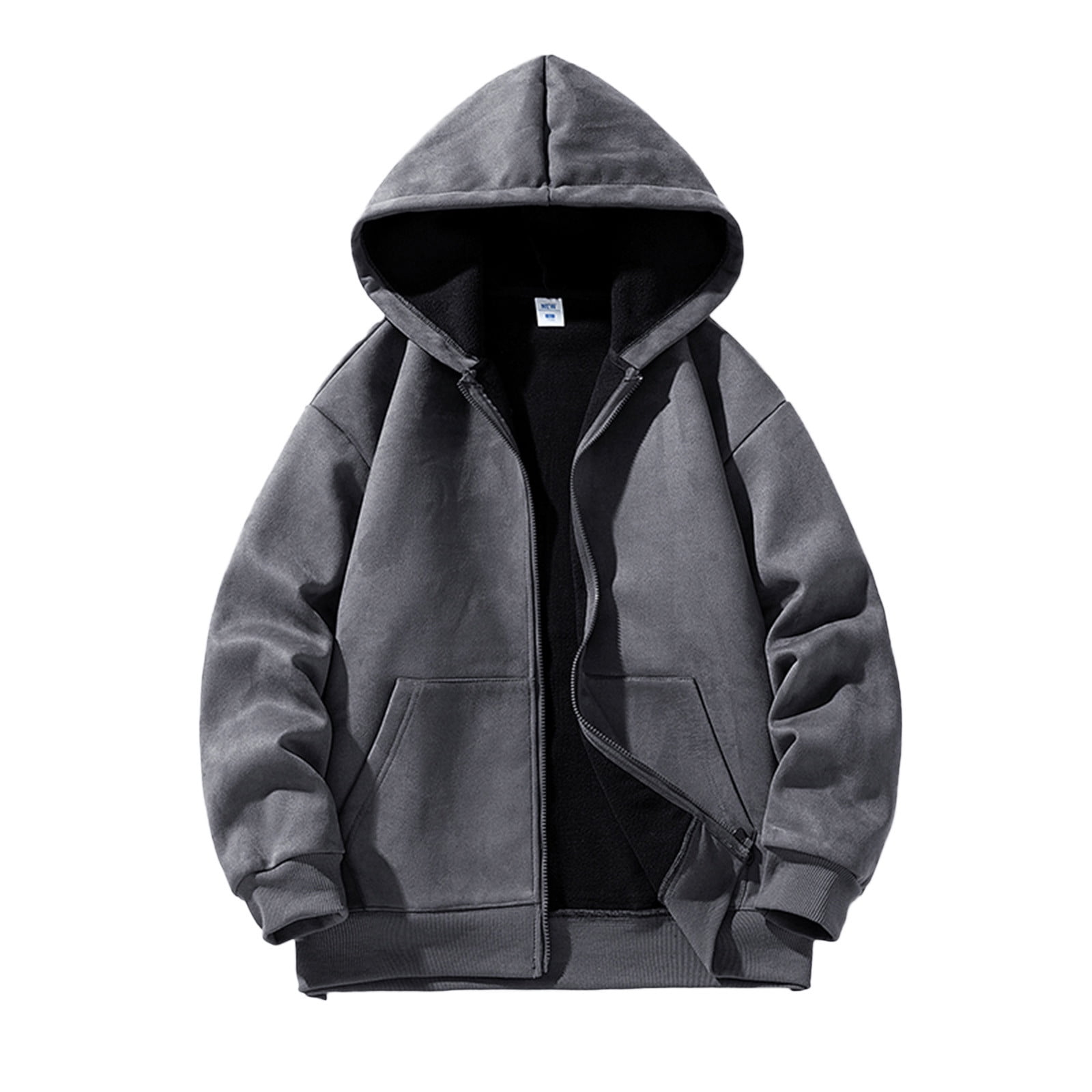 MSGM｜HOOD/ZIP-UP (3740MM106 247799 99) Msgm Towelled Finish Logo-patterned Zipped Hoodie In Black