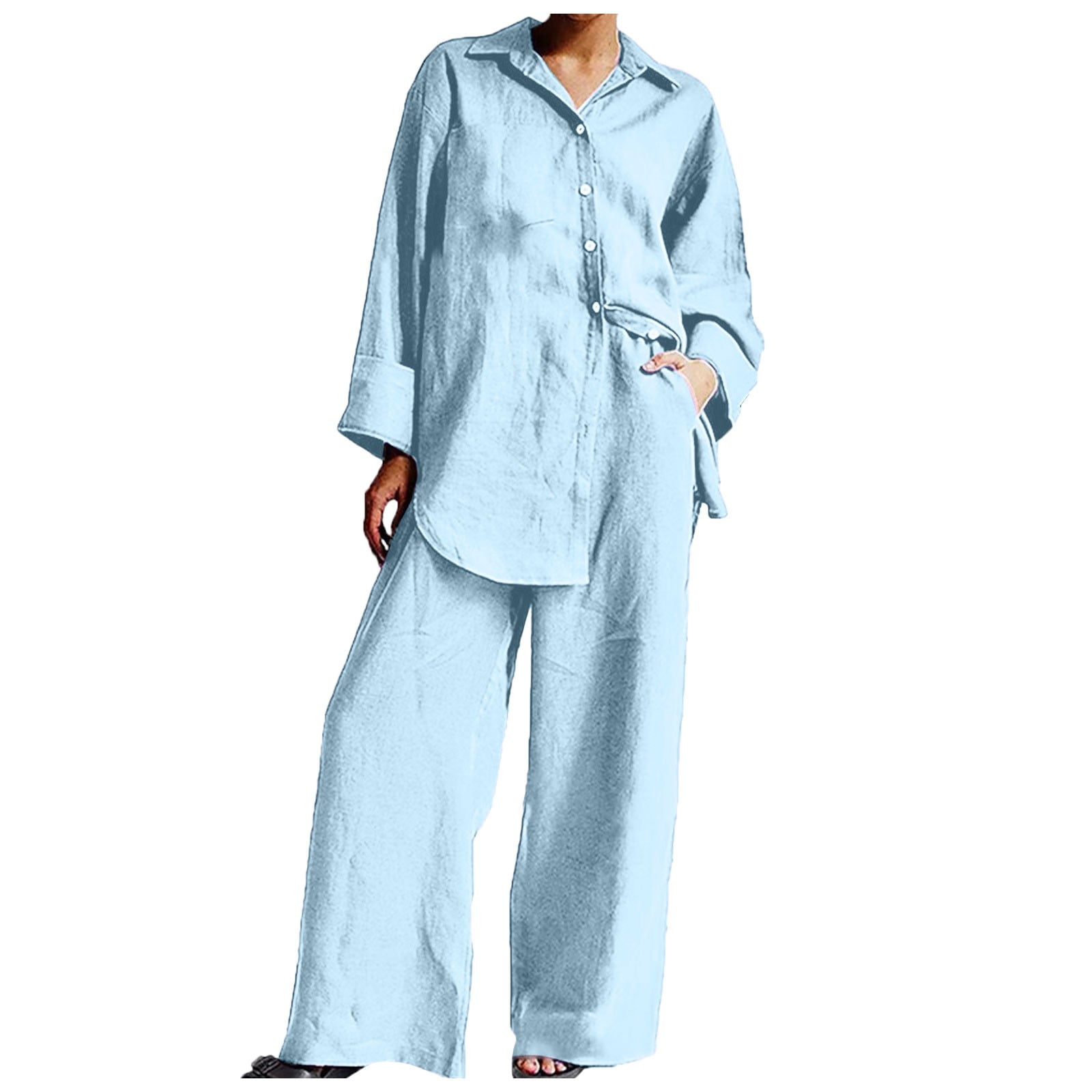 ZHAGHMIN Knitted Two Piece Outfit for Women Women'S Fashion