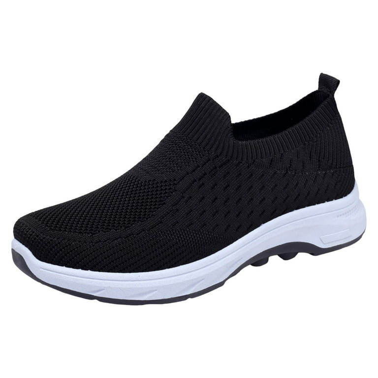 ZHAGHMIN Lightweight Slip On Walking Shoes for Women Non Slip