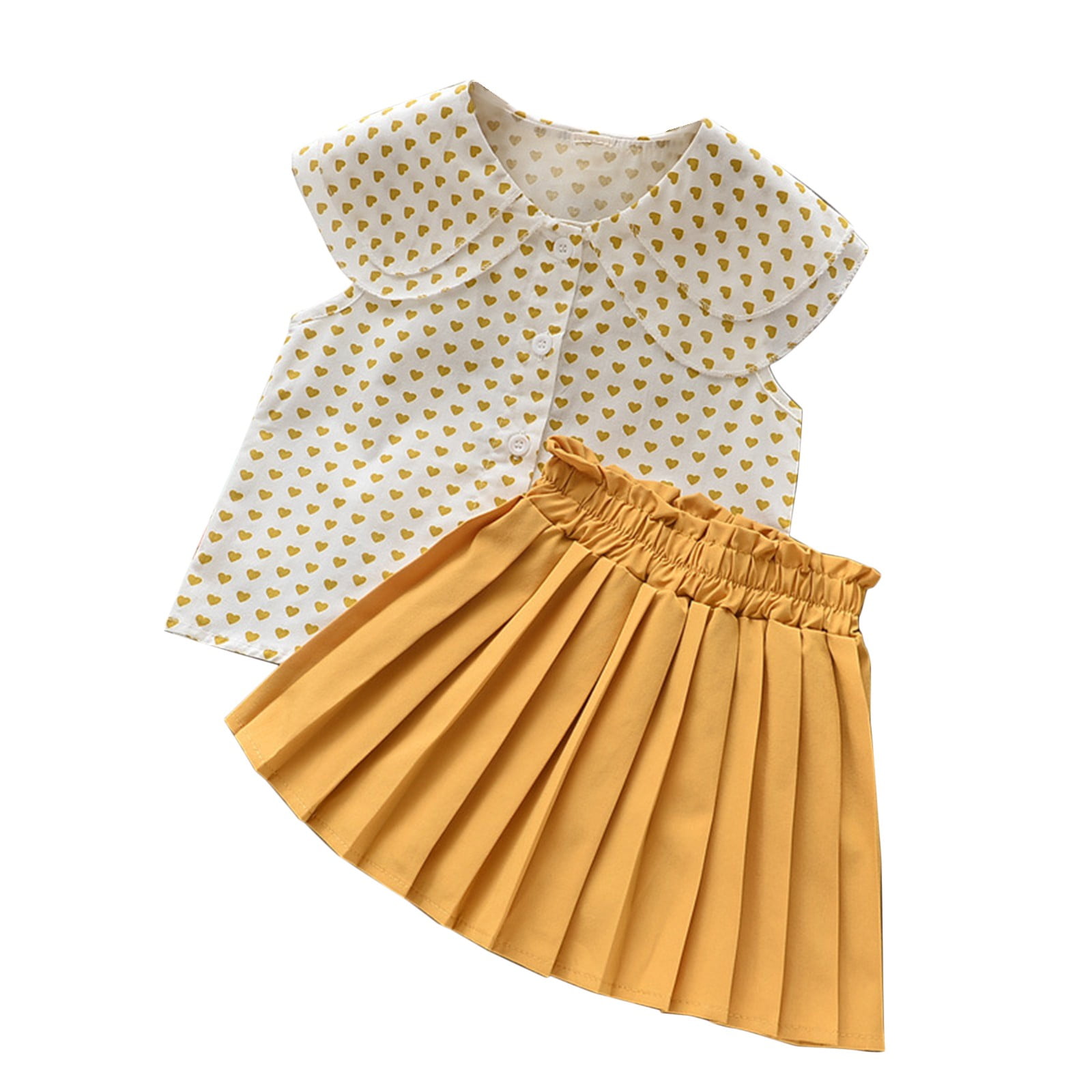 ZHAGHMIN Preppy Clothes For Girls 1012 Clothes Girls Baby Set TShirt