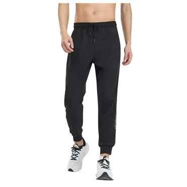 ZHAGHMIN Stretch Pants Light and Thin Pull On Stretch Pants Sweatpants Workout Joggers Pants Baggy Sweatpants Men Men Stretch Work Pants Black SizeM