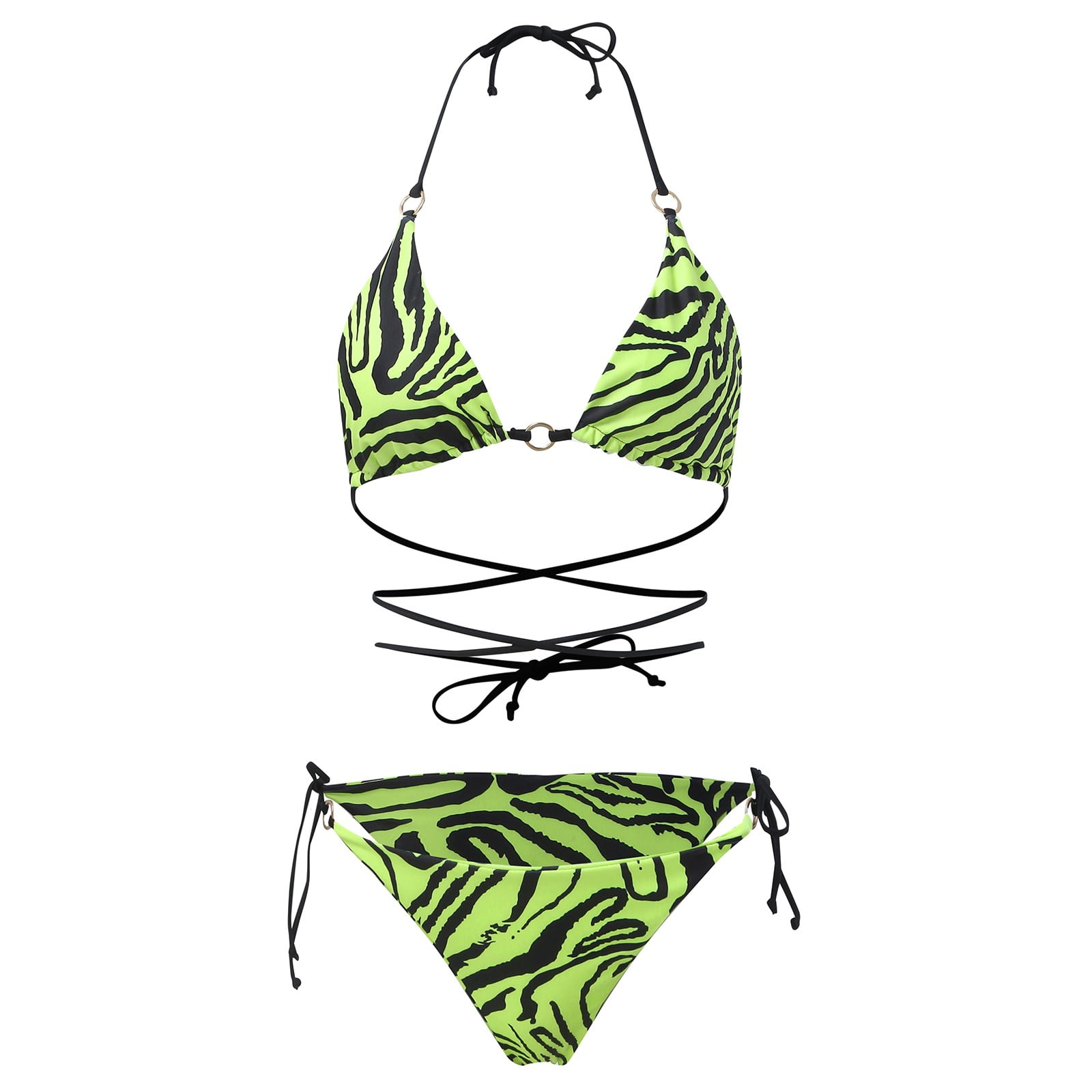 ZHAGHMIN Summer 2023 Bikini Leopard Swimwear Women Biquini Bikini Set