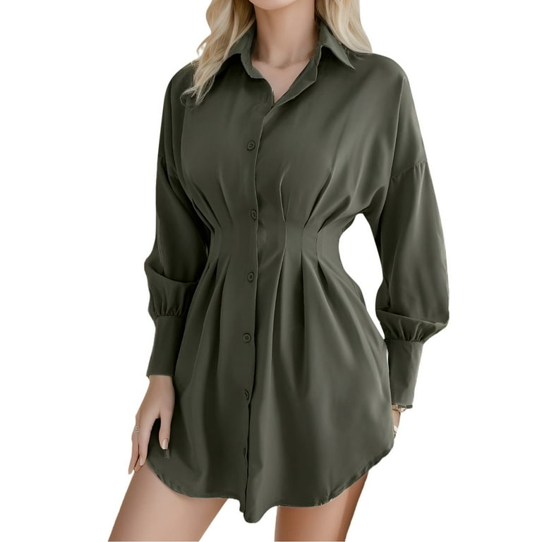 Dressy shirt dress cheap