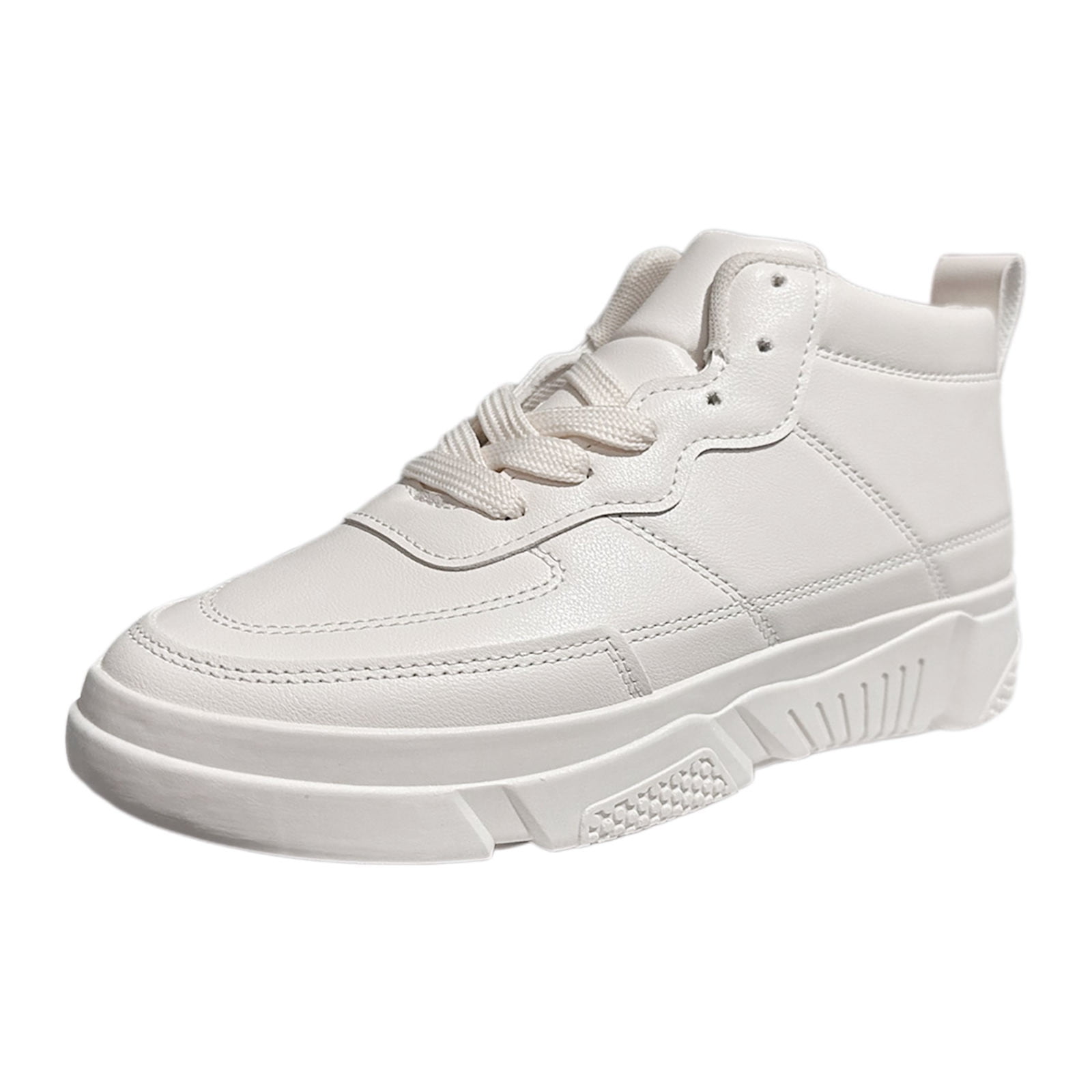 ZHAGHMIN Winter Platform Sneakers for Women Large Size Lace-Up Walking ...