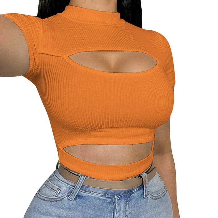 Summer solid color stitching cutout slim sling top Summer solid color stitching cutout slim sling top