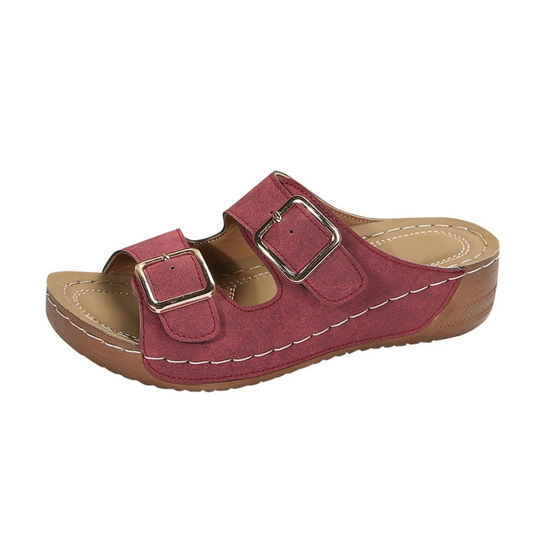 Vintage Red Buckles or Sliders Vintage Red Buckles or Sliders