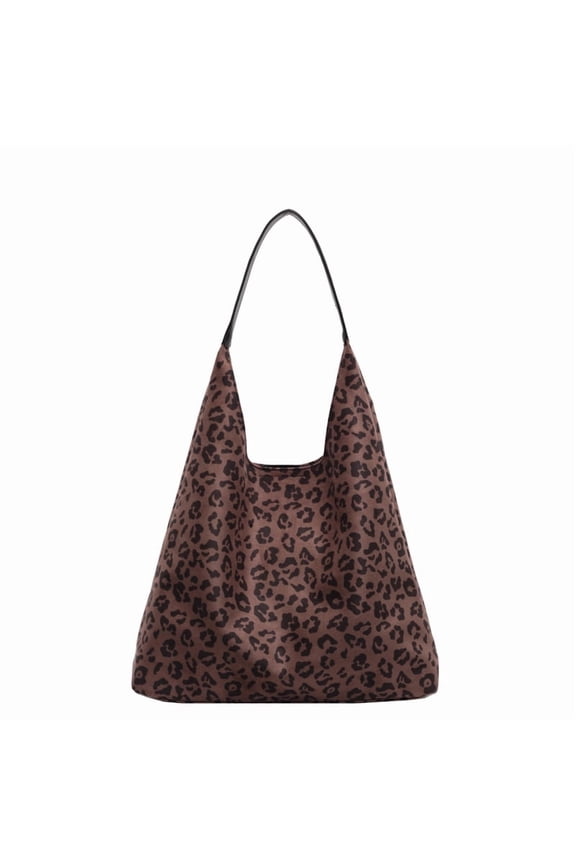 Leopard Print Tote Bag for Women Cheetah Purses Leopard Print Large Capacity Vintage Handbag