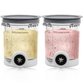 thumbnail image 1 of ZHANG-JF Pints and Lids Replacement Compatible with NC700 Series Ice Cream Makers, 16oz Cup Containers Replacement for NC701 NC701Q CN701CO, 2-Pack, BPA Free, Clear, 1 of 7