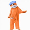 thumbnail image 1 of ZHANGDER Big Mouth Monster Adult Onesie, Oversized Fleece One Piece Set for Boy & Girl, No Shoes Included, 1 of 6