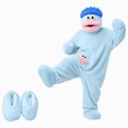 thumbnail image 1 of ZHANGDER Big Mouth Monster Onesie, Plush Onesie for Party & Home, Funny Silly with Shoes, 2Y-2XL, 1 of 6
