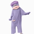thumbnail image 1 of ZHANGDER Big Mouth Monster Onesie without Shoes, Silly Funny Soft Plush Loungewear, 2-10 Years, 1 of 4