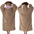 thumbnail image 1 of ZHANGDER Big Mouth Monster Pjs, Wearable Blanket Hoodie, Hooded Blanket for Women & Men, Soft Plush Loungewear, One Size Fits All 9 Colors, 1 of 6