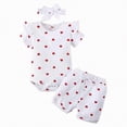 thumbnail image 1 of ZHANGDER Newborn Infant Baby Girl Clothes Newborn Summer Outfits Baby Girl Romper Bodysuit+Ruffle Tutu Shorts Bloomer Cute Baby Clothes Girl, White 0-3 Months, 1 of 4