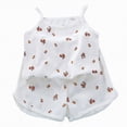thumbnail image 1 of ZHANGDER Toddler Girls Summer Outfits 1T 2T 3T 4T 5T T-Shirts Shorts Clothing Set Ribbed Knit Cute Summer Short Set 2pcs Shorts Outfits Set, Green 3-4T, 1 of 7