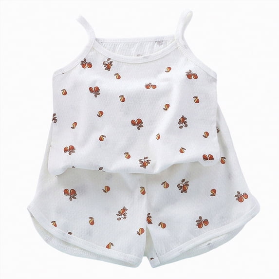 ZHANGDER Toddler Girls Summer Outfits 1T 2T 3T 4T 5T T-Shirts Shorts Clothing Set Ribbed Knit Cute Summer Short Set 2pcs Shorts Outfits Set, Green 3-4T