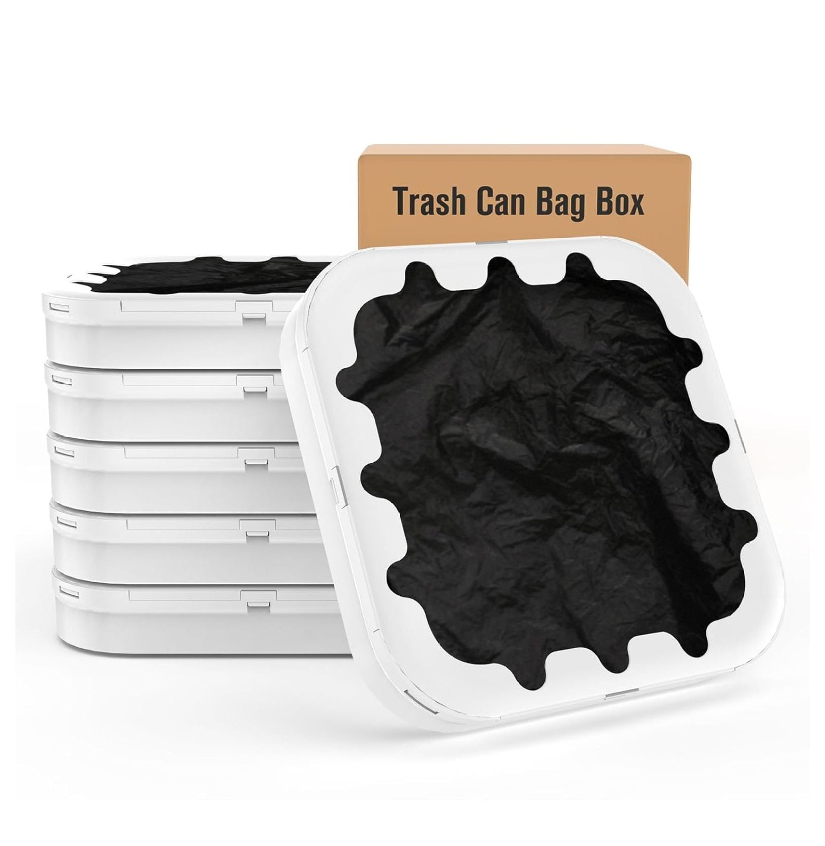 Zengpin 4.5 Gallon Smart Automatic Trash Can, Self Sealing and Self