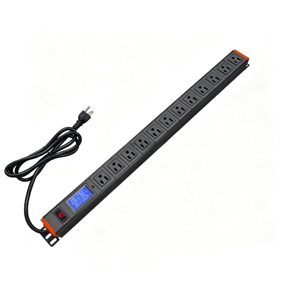 ZHANGONG 12 Outlets Metered PDU Rack Mount