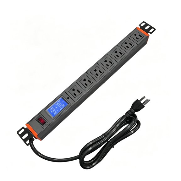 ZHANGONG 7 Outlets Metered PDU Rack Mount