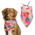 ZHANGS Refined Tie1124 Pet Scarf, Comfortable Dog Bandanas Fabric