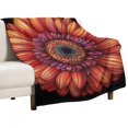 ZHANGSX Gerbera Art506 Throw Blanket, Soft Fuzzy Throw Blanket Funny