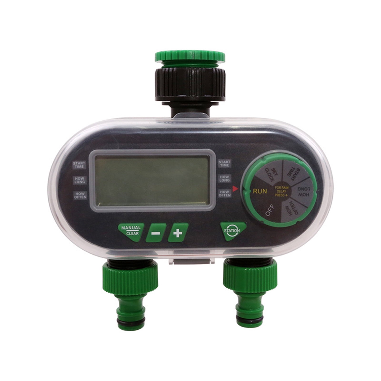 ZHANGWP Two Outlet Garden Digital Electronic Water Timer Solenoid Valve ...
