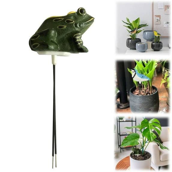 ZHANQUNE Bird Soil Moisture Meter with Watering Alarm, Plant Water Tester & Hygrometer Sensor for Pot Plants, Cute Gardening Tool with Light Sensor, Battery Powered