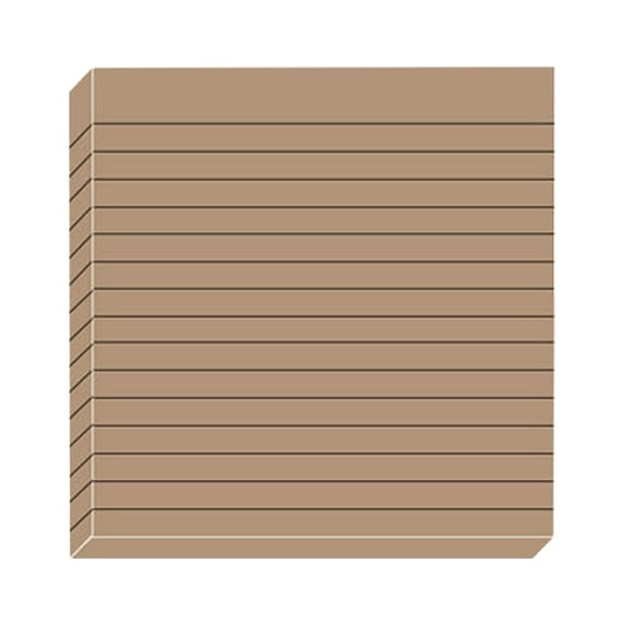 ZHANQUNE Lined Sticky Notes 3x3 Inch, Vintage Colors Memo Pads with Strong Sticking Power, 30 Sheets per Pad for Office, Home, Meetings, and Organization