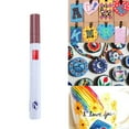 thumbnail image 1 of ZHANQUNE Oil Based Paint Pens 12 Colors Permanent Paint Markers Waterproof Quick Dry for Rock Painting Glass Wood Metal Ceramic Fabric Plastic Crafts Art Supplies, 1 of 6