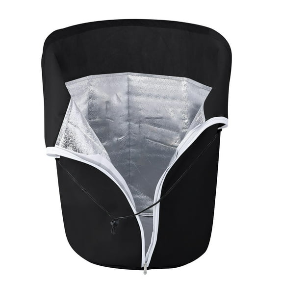 ZHANQUNE Plant Winter Cover Bags, Anti Frost Protection with Zipper for Outdoor Potted Trees & Shrubs, 3 Sizes, Thickened Material, Sunlight Penetration, Easy On/Off