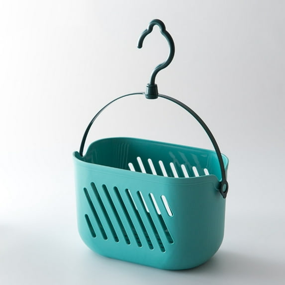 ZHANQUNE Plastic Shower Caddy Basket, Hanging Bathroom and Dorm Organizer, Portable Storage Tote for Garden Tools, Cleaning Supplies and Home Organization