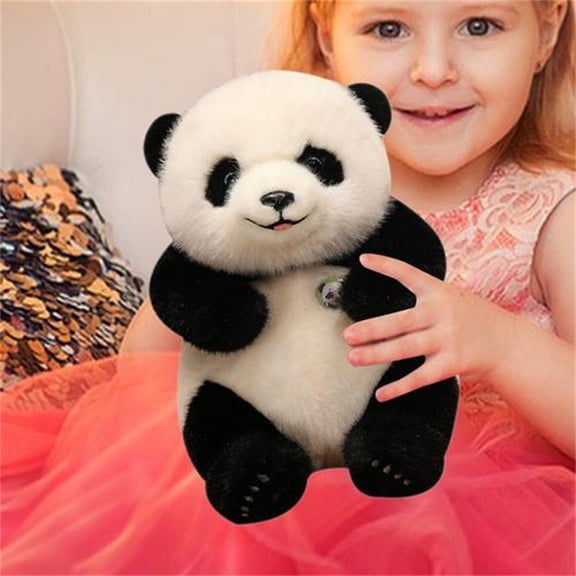ZHANQUNE Plush Panda Toy for Kids, Super Soft Stuffed Animal for Hugging and Cuddling, Cute and Durable Plush Companion That Grows with Your Child, Ideal Gift for Boys and Girls