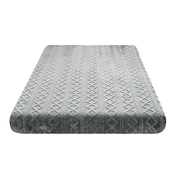 ZHANQUNE Stretch Fitted Sheet Deep Pocket Bed Sheets Wrinkle Free Quilted Fabric Soft Warm Elastic Edge for Mattress Protection Size Options Home Bedroom