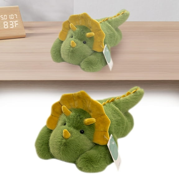 ZHANQUNE Weighted Dinosaur Plush Toy 0.88 lbs, 11.8 Inch Soft Stuffed Animals for Sensory Anxiety Relief, Cute Weighted Stuffed Animals for Kids & Adults, Calming Plushie Gift for Sleep & Relaxation