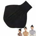 thumbnail image 1 of ZHANQUNE Womens Knitted Turtleneck Dickey Collar Soft Warm High Neck Collar Winter Half Blouse Pullover Layering Accessory for Cold Weather Fashion Outfits, 1 of 4