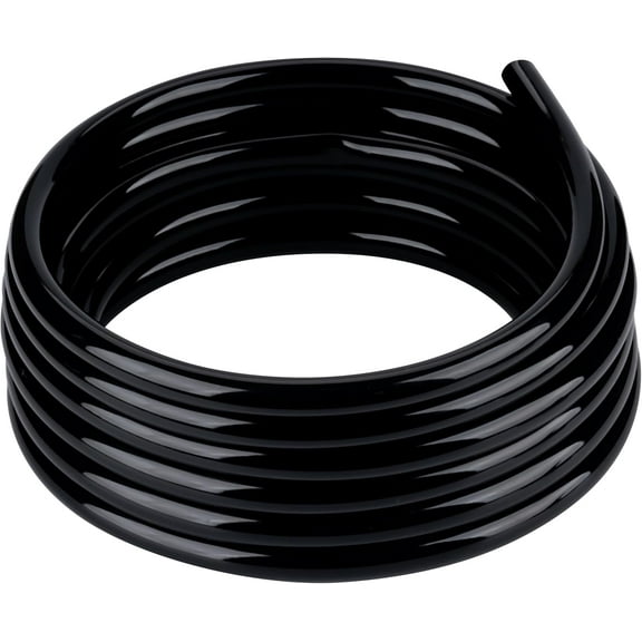 ZHANYU-Black Vinyl Tubing 5/8 ID  4/5 OD - 25 Feet PVC Flexible Plastic Tube Hybrid Hose, Transfer Water Air Oil for Pond Fountain Garden, Non-toxic and BPA free