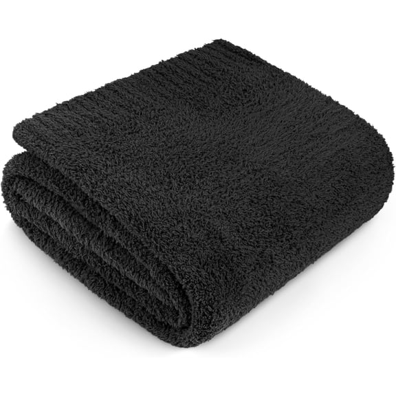 ZHANYU-Super Soft Throw Blanket for Couch, Fluffy Cozy Lightweight Maroon Blanket, Fuzzy Warm Knit Blanket for Bed Sofa, Burgundy Red, 50x60