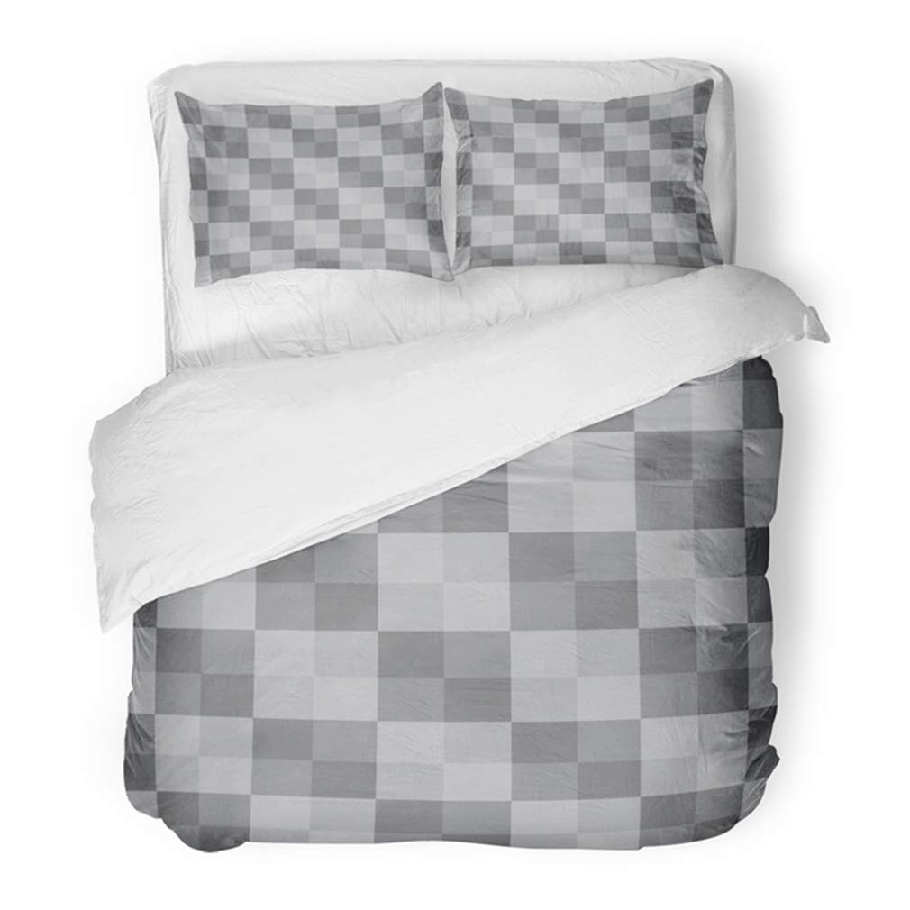 ZHANZZK 3 Piece Bedding Set Board Popular Black White Gray Color Tone ...