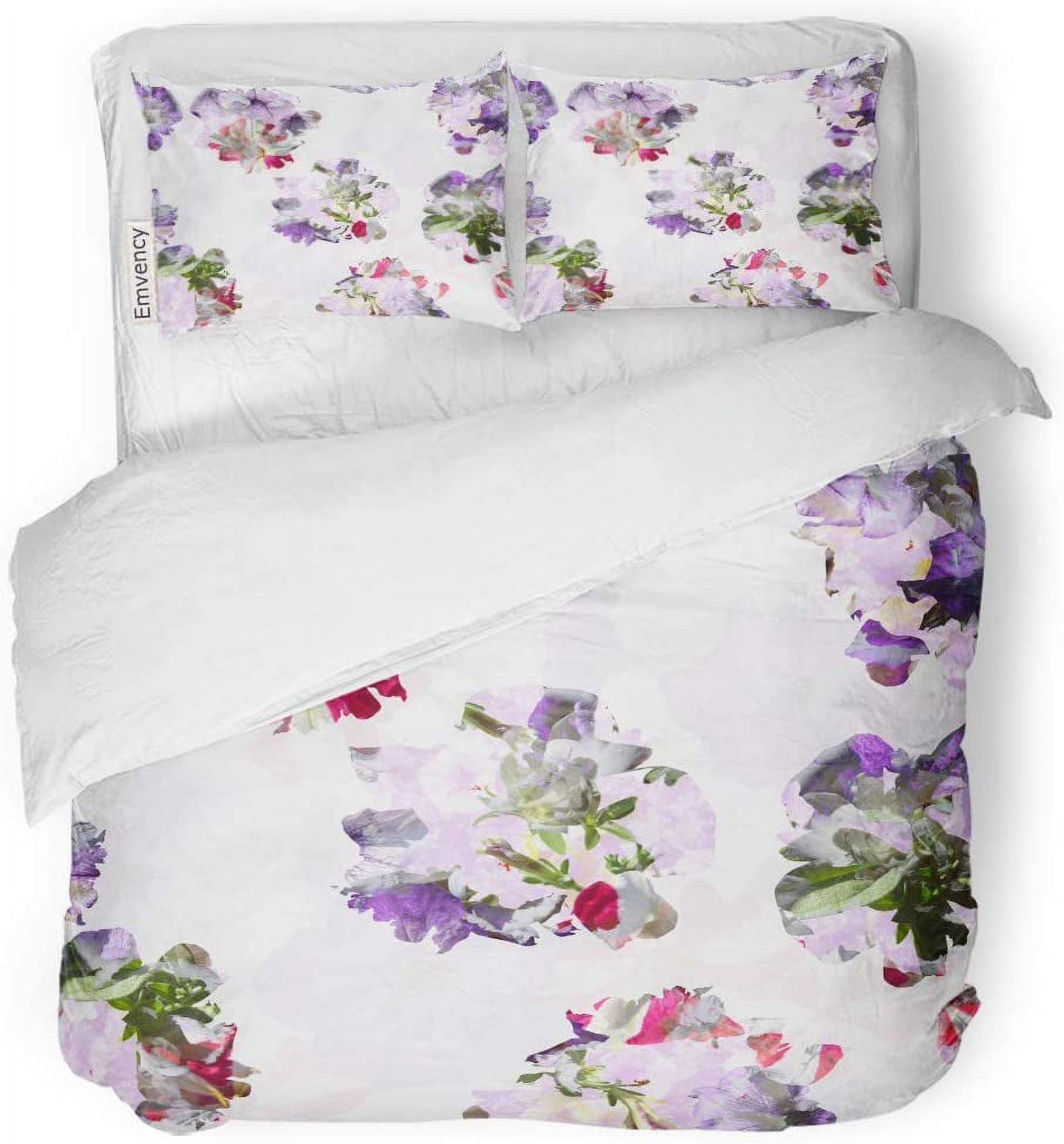 ZHANZZK 3 Piece Bedding Set Floral Pattern Flowers Blossom Amazing ...