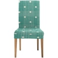 thumbnail image 1 of ZHANZZK Abstract Geometric Retro Polka Dot Stretch Chair Cover Protector Seat Slipcover for Dining Room Hotel Wedding Party Set of 1, 1 of 5