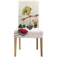 thumbnail image 1 of ZHANZZK Red Grape Drawing Bunch of Red Grapes Stretch Chair Cover Protector Seat Slipcover for Dining Room Hotel Wedding Party Set of 1, 1 of 5