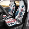 thumbnail image 1 of ZHANZZK Set of 2 Car Seat Covers Pattern Three Vikings Dragon and Ship in Cartoon Funny Universal Auto Front Seats Protector Fits for Car,SUV Sedan,Truck, 1 of 5