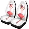 thumbnail image 1 of ZHANZZK Set of 2 Car Seat Covers Girl Dancing Ballet Universal Auto Front Seats Protector Fits for Car,SUV Sedan,Truck, 1 of 5