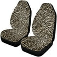 thumbnail image 1 of ZHANZZK Set of 2 Car Seat Covers Leopard Print Skin Print Universal Auto Front Seats Protector Fits for Car,SUV Sedan,Truck, 1 of 4